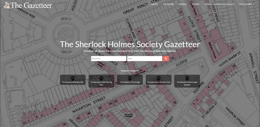 The Sherlock Holmes Society's The Gazetteer